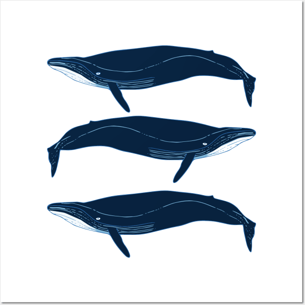 Cetaceans Wall Art by mrsmauve